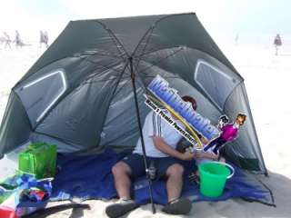 Sport Brella Portable Sun & Weather Shelter Blue 8 Beach Umbrella 