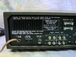 Vintage Sherwood FM Stereo Receiver Model 57110 B 120V 80W WORKS 