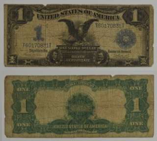 1899 $1 ONE DOLLAR BLACK EAGLE SILVER CERTIFICATE  