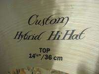 NEW Zildjian 14 1/4 Inch K Custom Hybrid Hi Hat Cymbals  