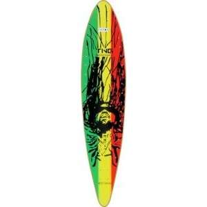   Rasta Longboard Skateboard Deck   9.81 x 46