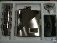 Colibri 6 oz Stainless Steel Flask w/Funnel/Cups/Pouch  