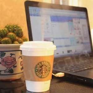   Starbucks   USB Powered Coffee Cup Humidifier (Rare) 