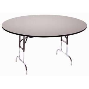   1242CR Adjustable Height Folding Table (42 Round): Home & Kitchen