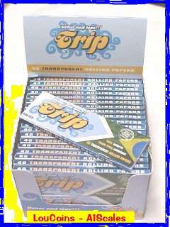 TRIP KINGS Box of 40pks Clear Cigarette Rolling Papers  