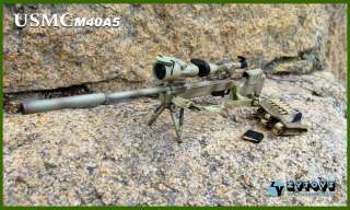 T07 25 1/6 Scale ZYToys Sniper Rifle USMC M40A5  