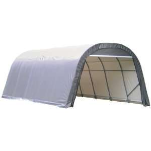  ShelterLogic 76632 Grey 12x28x8 Round Style Shelter 