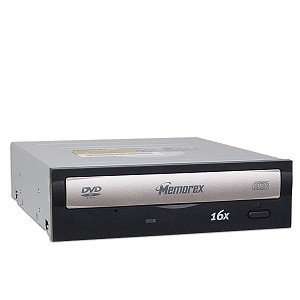   Memorex 32023254 16x DVD ROM IDE Drive (Black & Silver) Electronics