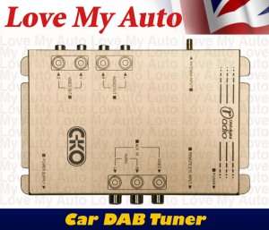   Car 12V Digital DAB+ Radio Add On Auxiliary Tuner Kit CKO Gold Box SMB