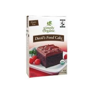  Mix, 95+% Organic, Cake, Devils Fd, F, 11.6 oz (pack of 6 