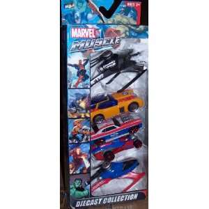  Marvel Muscle Diecast Vehicle Collection SPIDERMAN Toys & Games