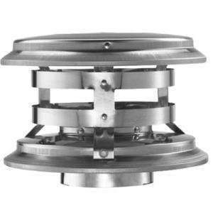 DuraVent 3080 Stainless Steel Pellet Vent Stainless Steel Vertical Cap 