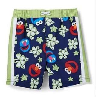 Elmo and Friends Boys Swim Trunk Clothing