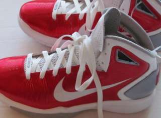   RED HYPERDUNK 2010 FLYWIRE Womens Hi Top Basketball Shoes 407633 600