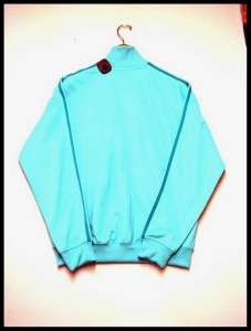 FRED PERRY Twin Tape Track Jacket Turquois Blue Sz XL  
