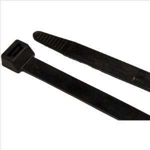   11 Ultraviolet Black Nylon Cable Ties [Set of 100]