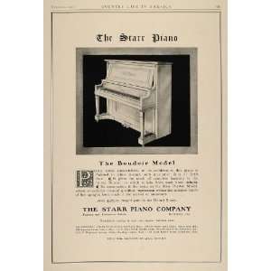  1906 Ad Starr Boudoir Upright Piano Richmond Indiana 