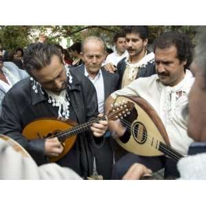  Musicians Attending a Village Wedding, Anogia, Crete 