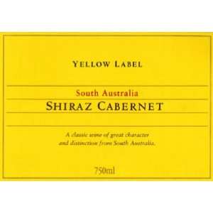  2008 Wolf Blass Yellow Label Shiraz Cabernet 750ml 
