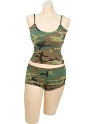 Womens Camouflage Tank Tops Woodland Camo Top
